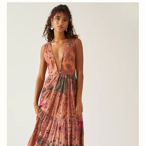 Anthropologie Mes Demoiselles Maxi Bohemian Dress